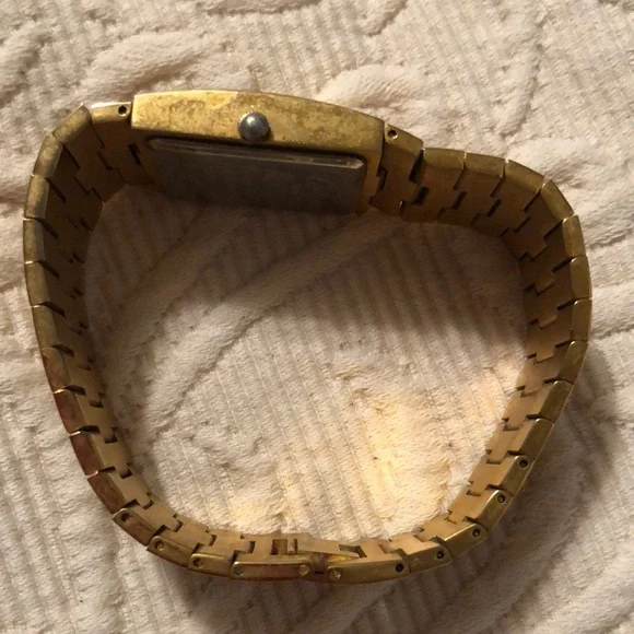 Men’s luxury VTG  Cartier argent Swiss rare Gold finish diamonds Watch - Picture 6 of 8